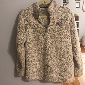 UMASS 1/4 Zip Sherpa Fleece